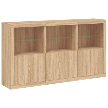 Dressoir Met Led-Verlichting 8,5X37X00 Cm Kleur Sonoma eiken