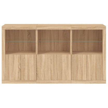 Dressoir Met Led-Verlichting 8,5X37X00 Cm Kleur Sonoma eiken