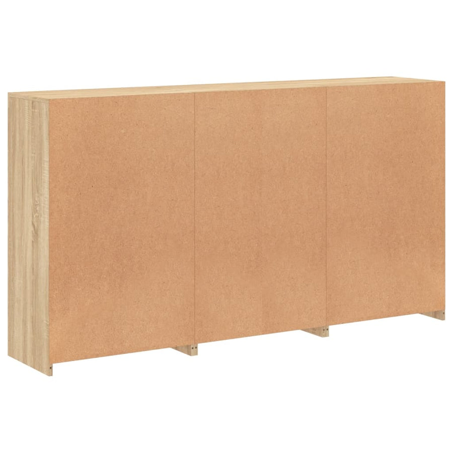 Dressoir Met Led-Verlichting 8,5X37X00 Cm Kleur Sonoma eiken