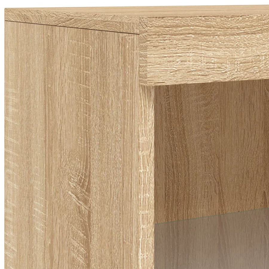 Dressoir Met Led-Verlichting 8,5X37X00 Cm Kleur Sonoma eiken