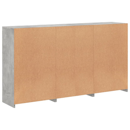 Dressoir Met Led-Verlichting 8,5X37X00 Cm Betongrijs