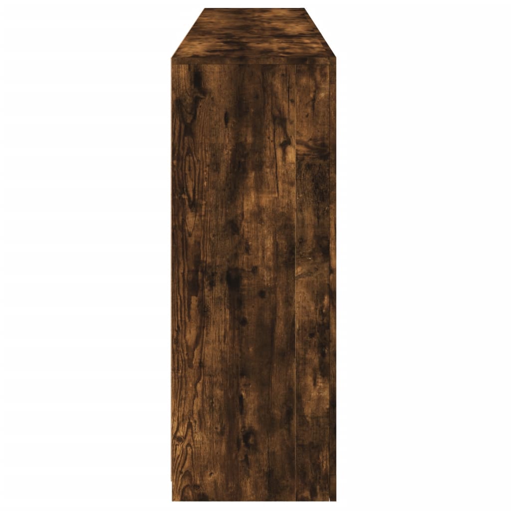Dressoir Met Led-Verlichting 8,5X37X00 Cm Kleur Gerookt eiken