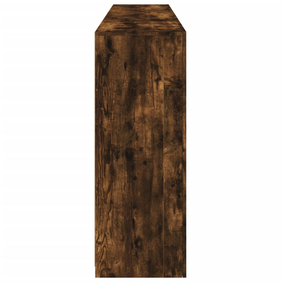 Dressoir Met Led-Verlichting 8,5X37X00 Cm Kleur Gerookt eiken