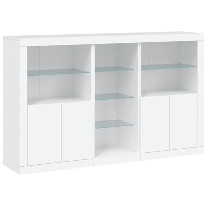 Dressoir Met Led-Verlichting 62X37X00 Cm Wit