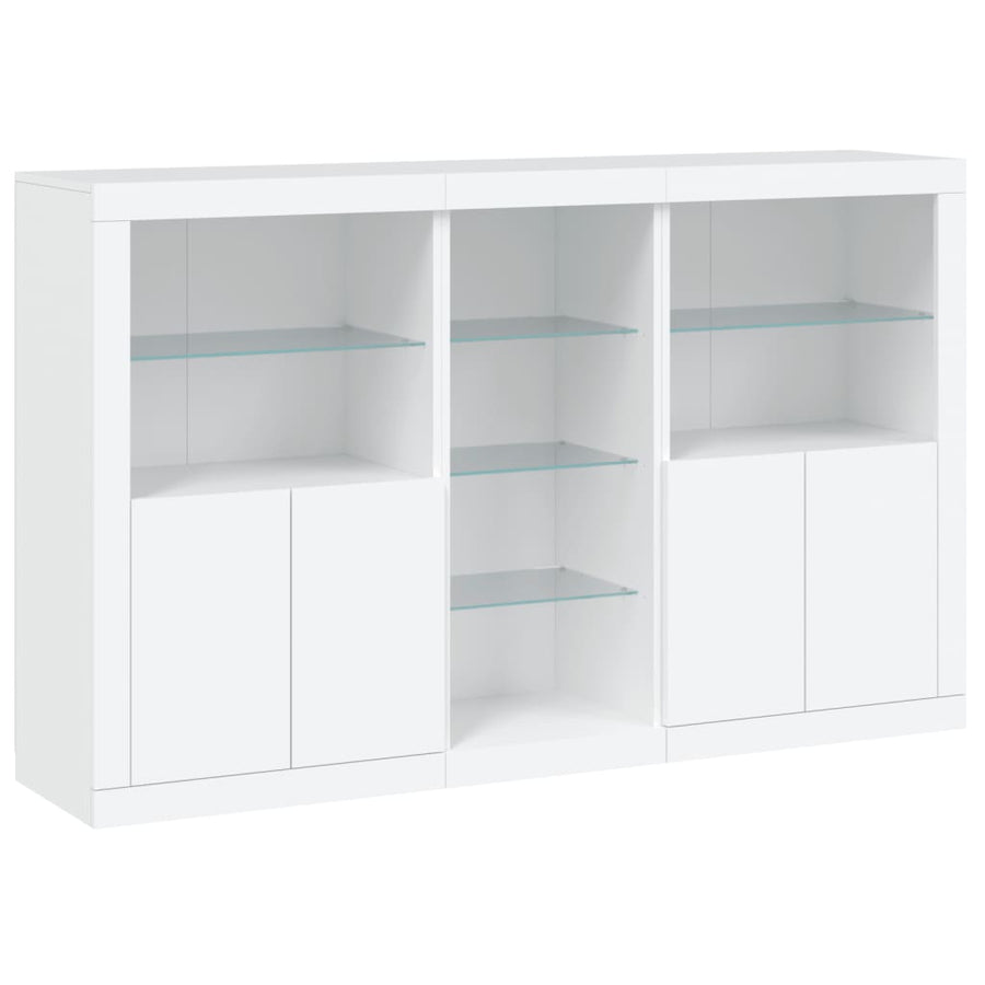 Dressoir Met Led-Verlichting 62X37X00 Cm Wit