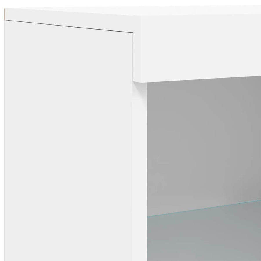 Dressoir Met Led-Verlichting 62X37X00 Cm Wit