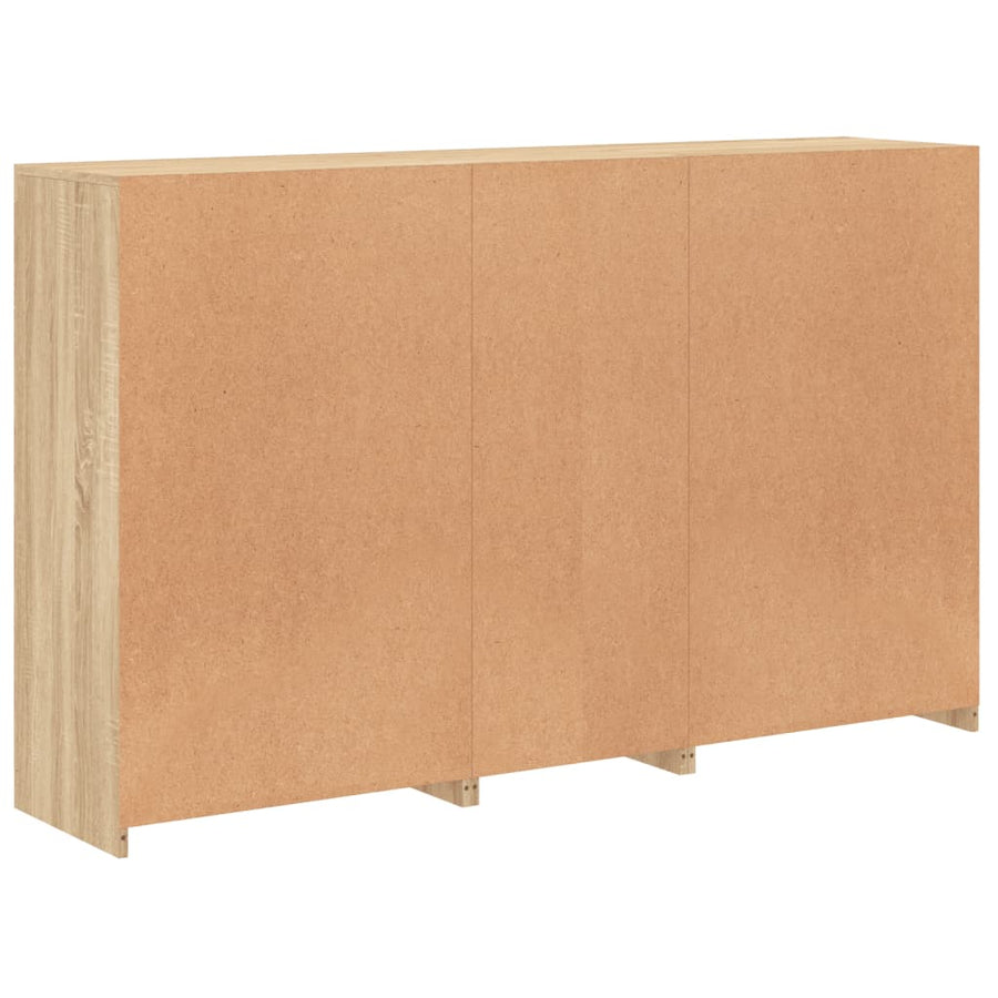 Dressoir Met Led-Verlichting 62X37X00 Cm Kleurig Sonoma eiken