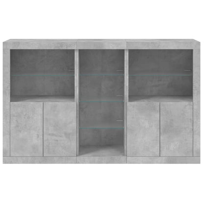 Dressoir Met Led-Verlichting 62X37X00 Cm Betongrijs