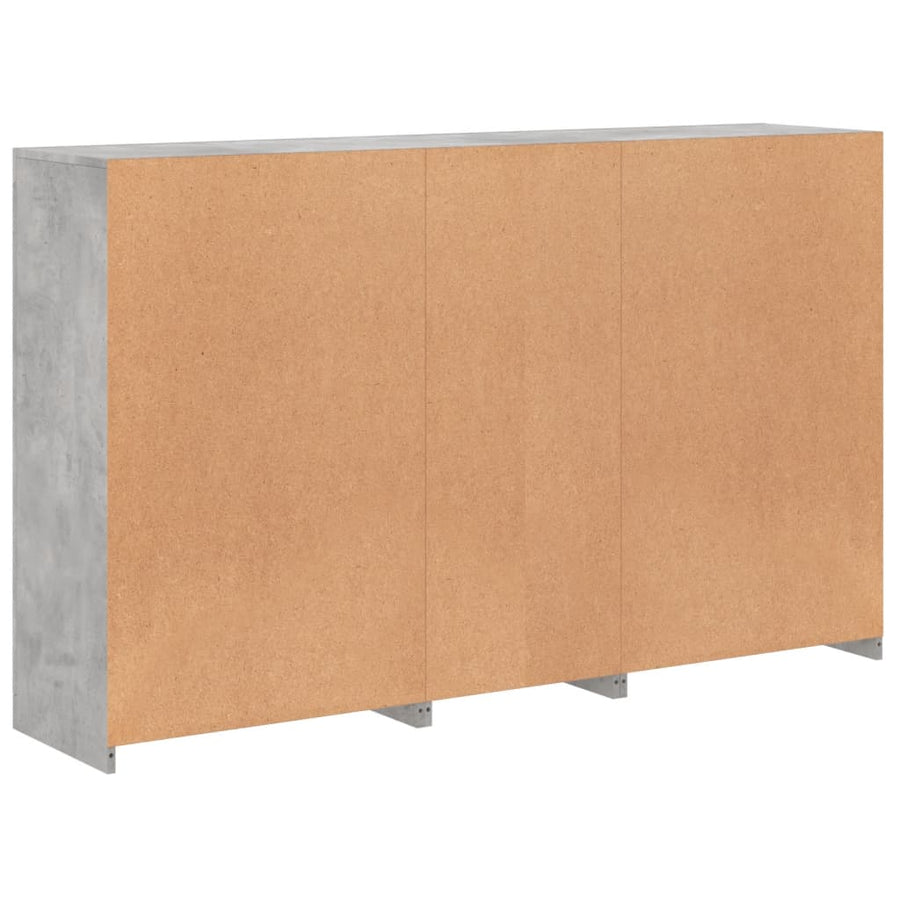 Dressoir Met Led-Verlichting 62X37X00 Cm Betongrijs