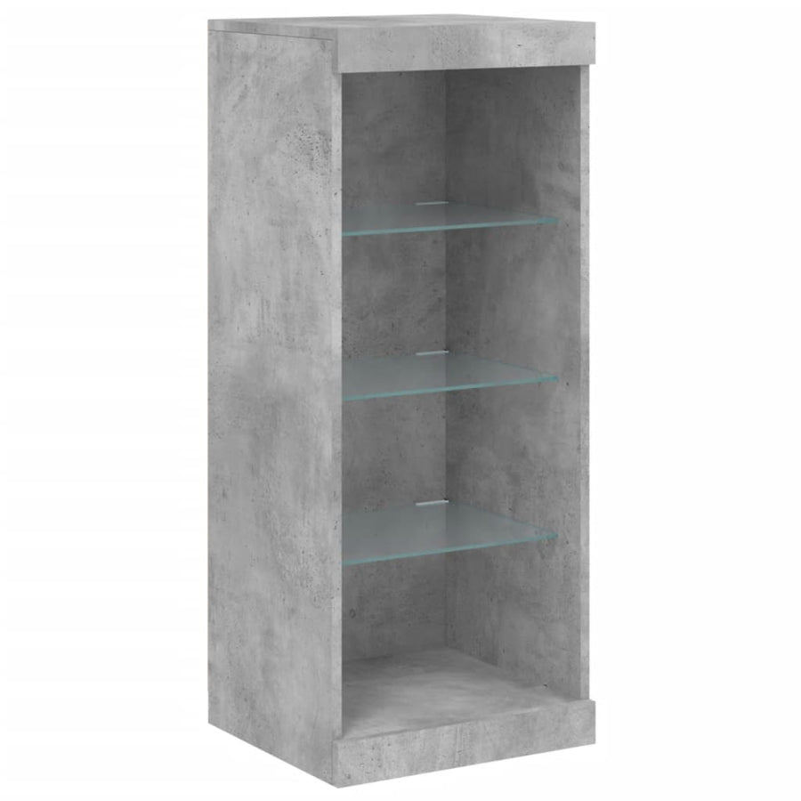 Dressoir Met Led-Verlichting 62X37X00 Cm Betongrijs