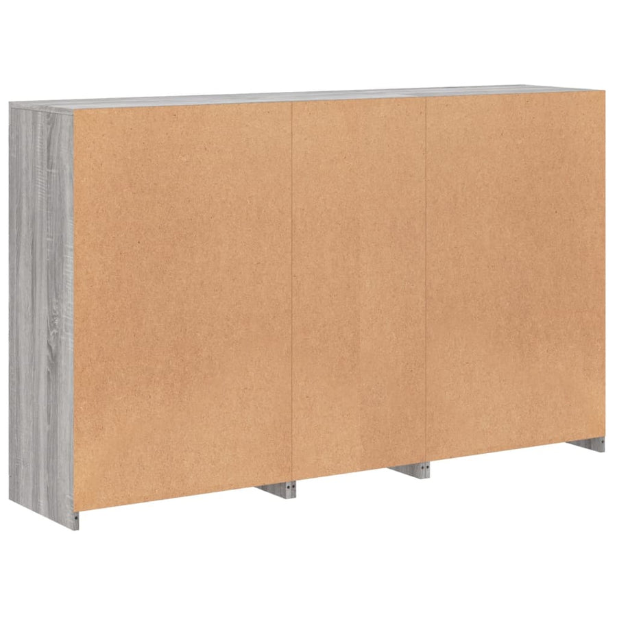 Dressoir Met Led-Verlichting 62X37X00 Cm Eiken Grijs sonoma
