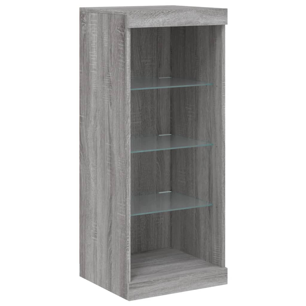 Dressoir Met Led-Verlichting 62X37X00 Cm Eiken Grijs sonoma