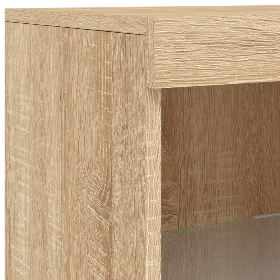 Dressoir Met Led-Verlichting 8,5X37X00 Cm Kleur Sonoma eiken