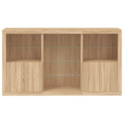 Dressoir Met Led-Verlichting 8,5X37X00 Cm Kleur Sonoma eiken