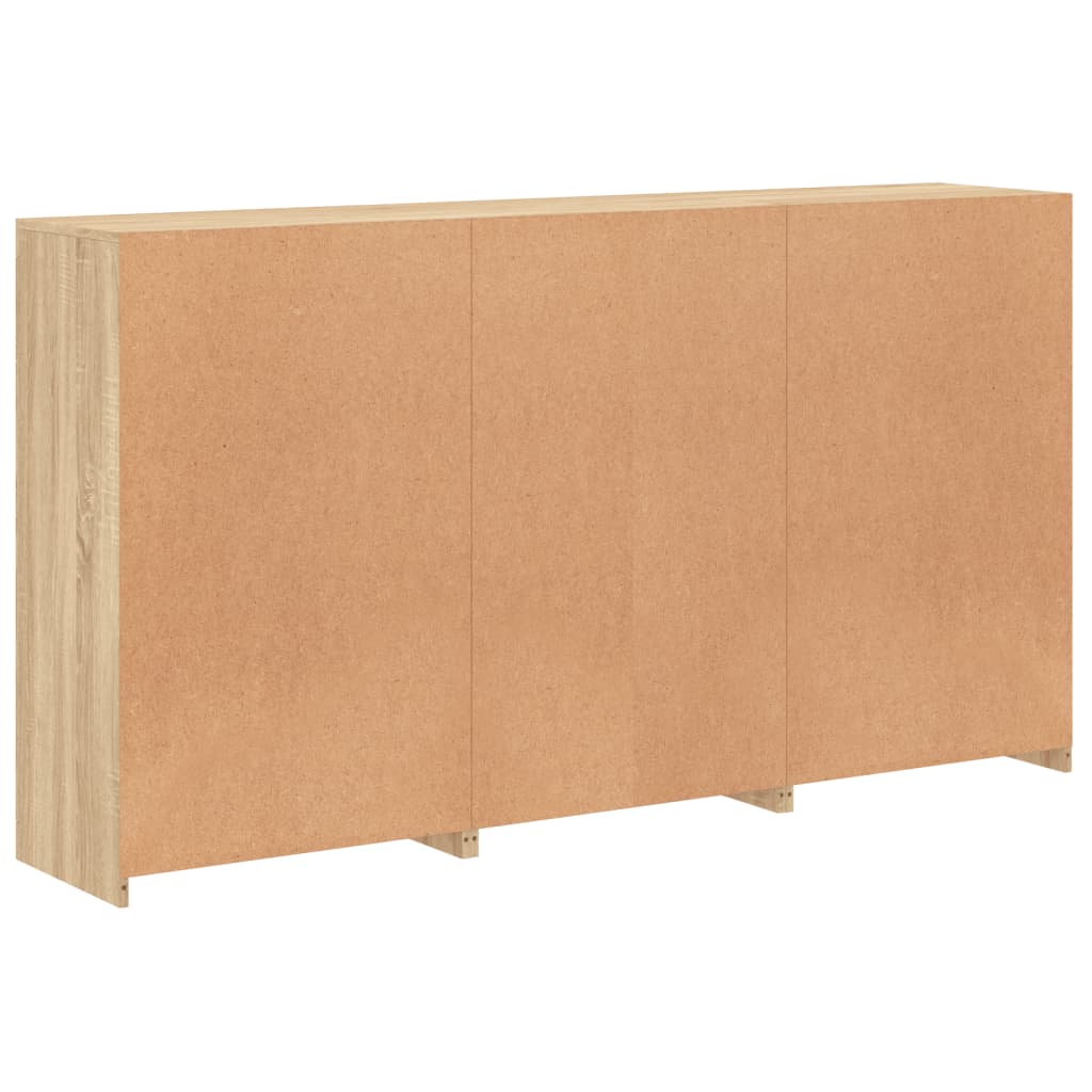 Dressoir Met Led-Verlichting 8,5X37X00 Cm Kleur Sonoma eiken