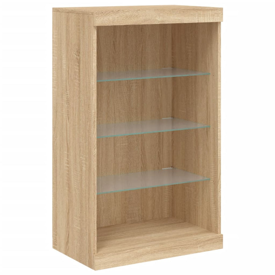 Dressoir Met Led-Verlichting 8,5X37X00 Cm Kleur Sonoma eiken