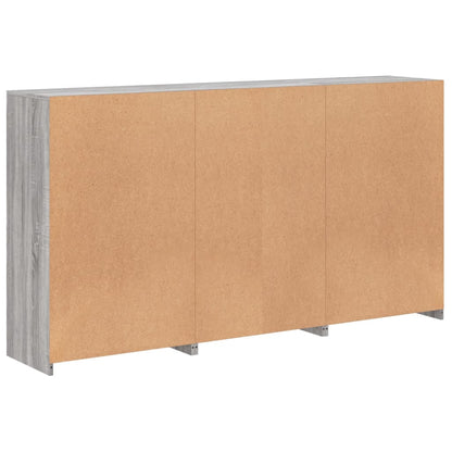 Dressoir Met Led-Verlichting 8,5X37X00 Cm Eiken Grijs sonoma