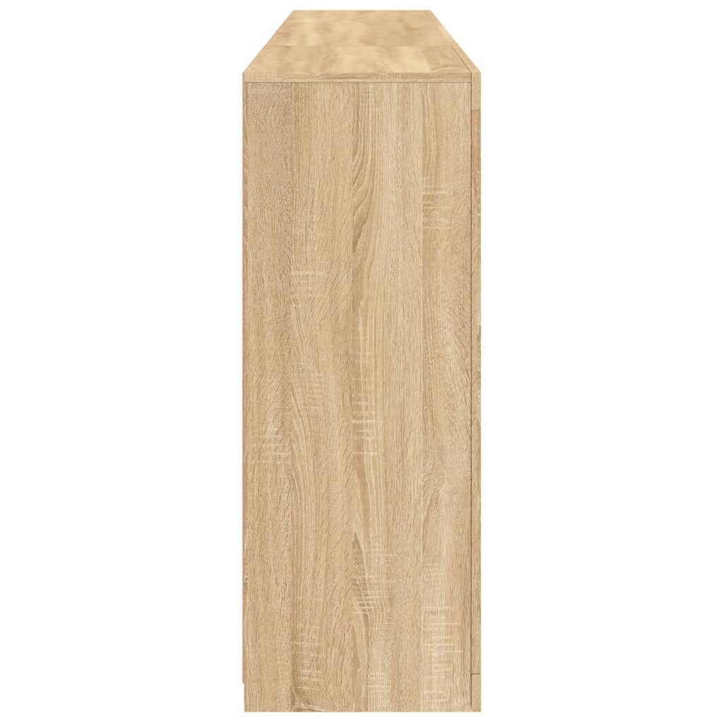 Dressoir Met Led-Verlichting 202X37X00 Cm Kleurig Sonoma eiken