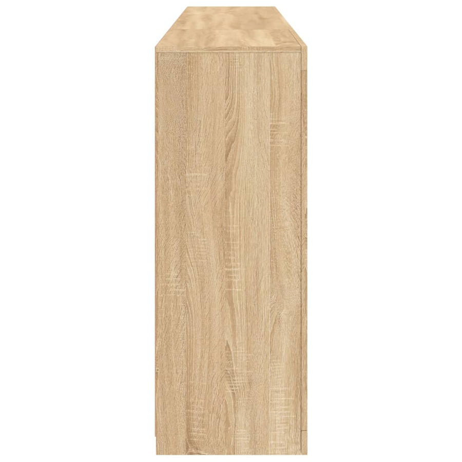 Dressoir Met Led-Verlichting 202X37X00 Cm Kleurig Sonoma eiken