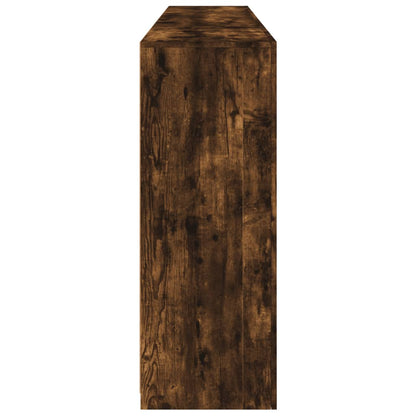 Dressoir Met Led-Verlichting 202X37X00 Cm Kleurig Gerookt eiken