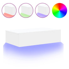 Tv-meubel met LED-verlichting 60x35x15,5 cm wit 60 x 35 x 15.5 cm Wit