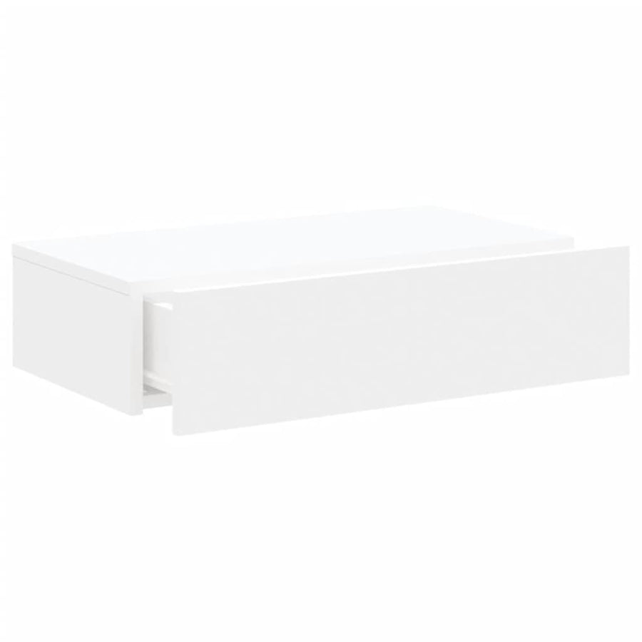 Tv-meubel met LED-verlichting 60x35x15,5 cm wit 60 x 35 x 15.5 cm Wit