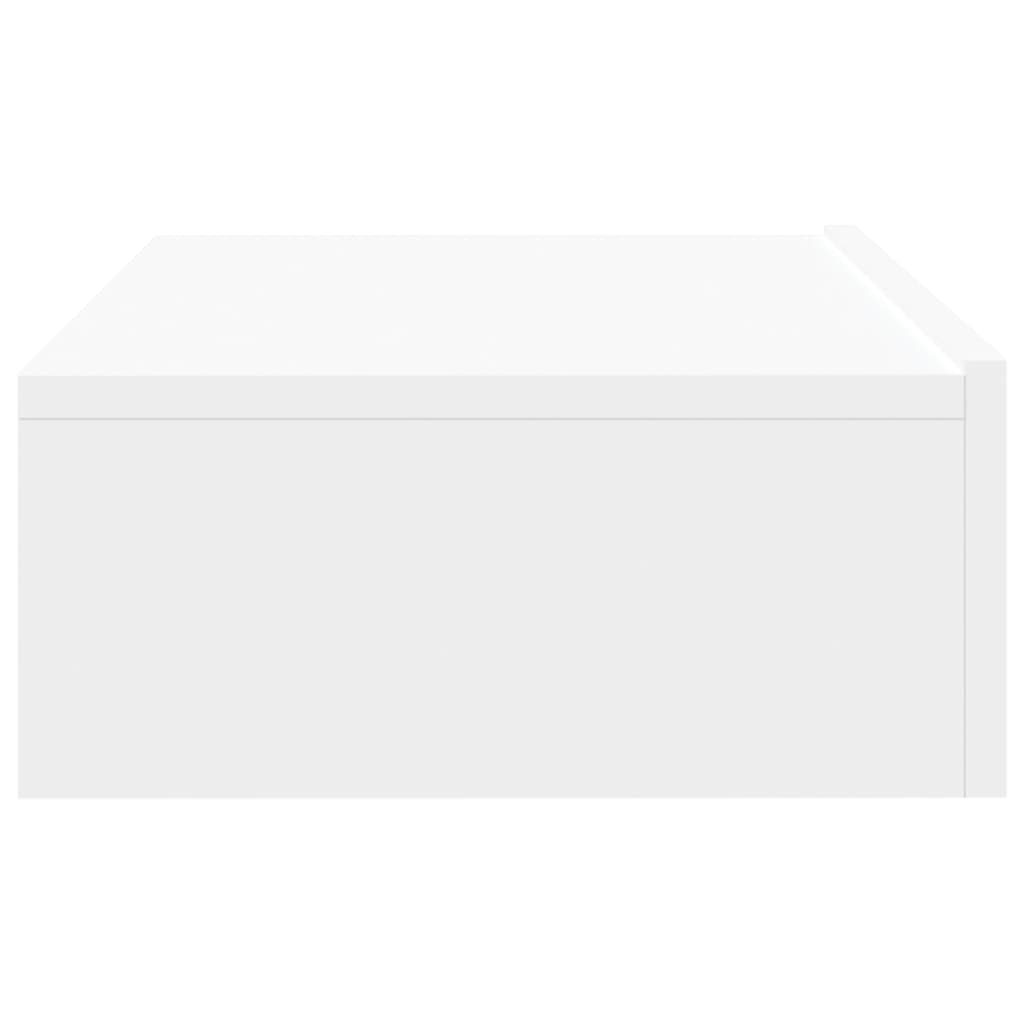 Tv-meubel met LED-verlichting 60x35x15,5 cm wit 60 x 35 x 15.5 cm Wit