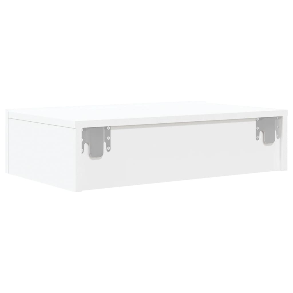 Tv-meubel met LED-verlichting 60x35x15,5 cm wit 60 x 35 x 15.5 cm Wit