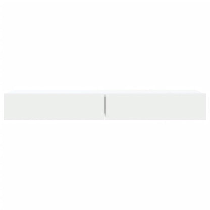 Tv-meubelen 2 st met LED-verlichting 60x35x15,5 cm wit 2 60 x 35 x 15.5 cm Wit