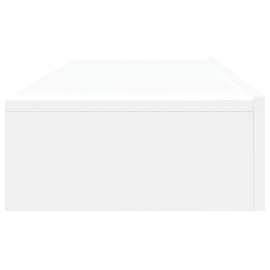 Tv-meubelen 2 st met LED-verlichting 60x35x15,5 cm wit 2 60 x 35 x 15.5 cm Wit