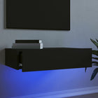 Tv-meubel 60x35x15,5 cm zwart