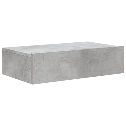 Tv-meubel met LED-verlichting 60x35x15,5 cm betongrijs 60 x 35 x 15.5 cm Betongrijs