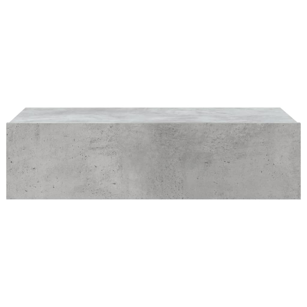 Tv-meubel met LED-verlichting 60x35x15,5 cm betongrijs 60 x 35 x 15.5 cm Betongrijs