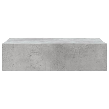 Tv-meubel met LED-verlichting 60x35x15,5 cm betongrijs 60 x 35 x 15.5 cm Betongrijs