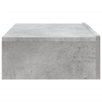 Tv-meubel met LED-verlichting 60x35x15,5 cm betongrijs 60 x 35 x 15.5 cm Betongrijs