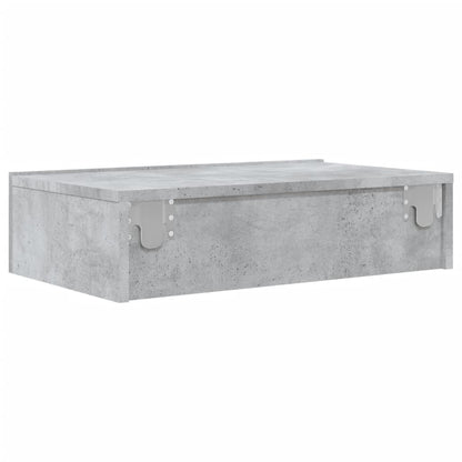 Tv-meubel met LED-verlichting 60x35x15,5 cm betongrijs 60 x 35 x 15.5 cm Betongrijs