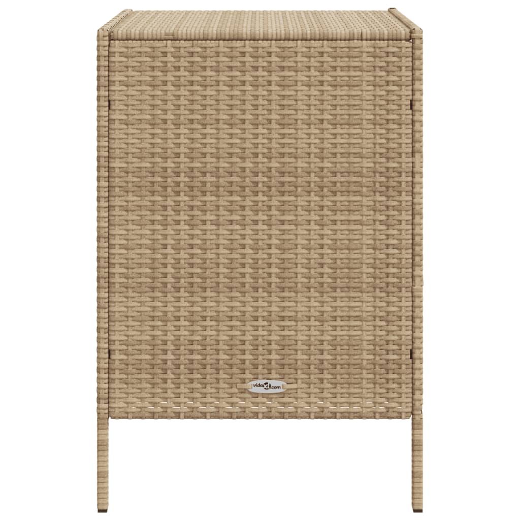 Tuinkast Poly Rattan 55 x 59 x 80 cm Beige