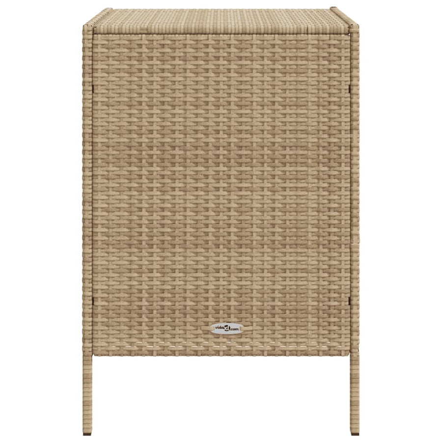 Tuinkast Poly Rattan 55 x 59 x 80 cm Beige