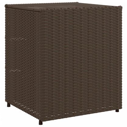 Tuinkast Poly Rattan 55 x 59 x 69 cm Bruin