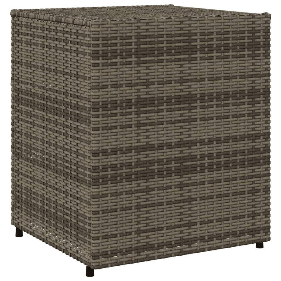 Tuinkast Poly Rattan 55 x 59 x 69 cm Grijs