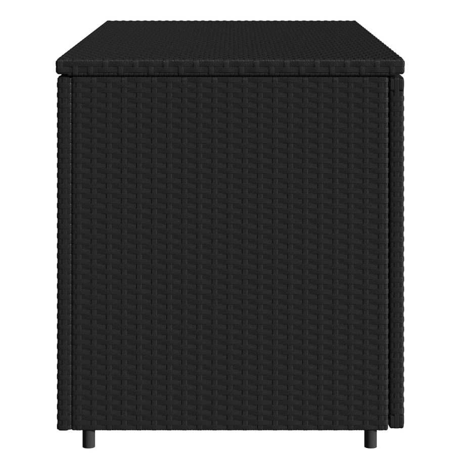 Tuinkast 110X55X60,5 Cm Poly Rattan Zwart