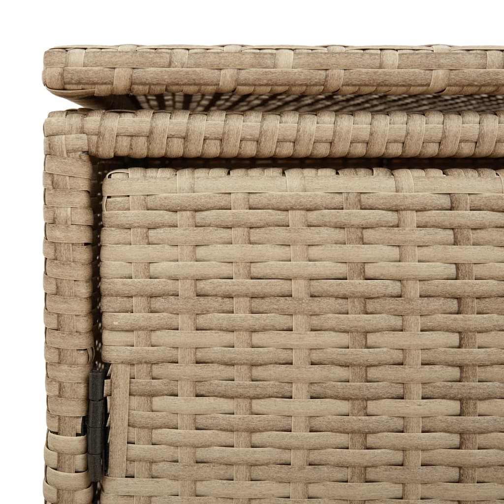 Tuinkast 110X55X60,5 Cm Poly Rattan Beige