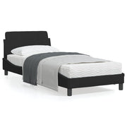 Bedframe 80x200 cm fluweel zwart