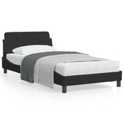 Bedframe 100x200 cm fluweel zwart