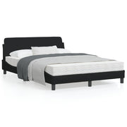Bedframe 120x200 cm stof zwart