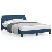Bedframe 120x200 cm stof blauw