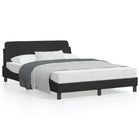 Bed frame "Dover" 120x200 cm velvet black