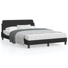 Bedframe 140x190 cm fluweel zwart