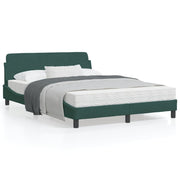 Bedframe 140x200 cm fluweel donkergroen
