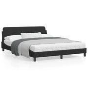 Bedframe 160x200 cm fluweel zwart